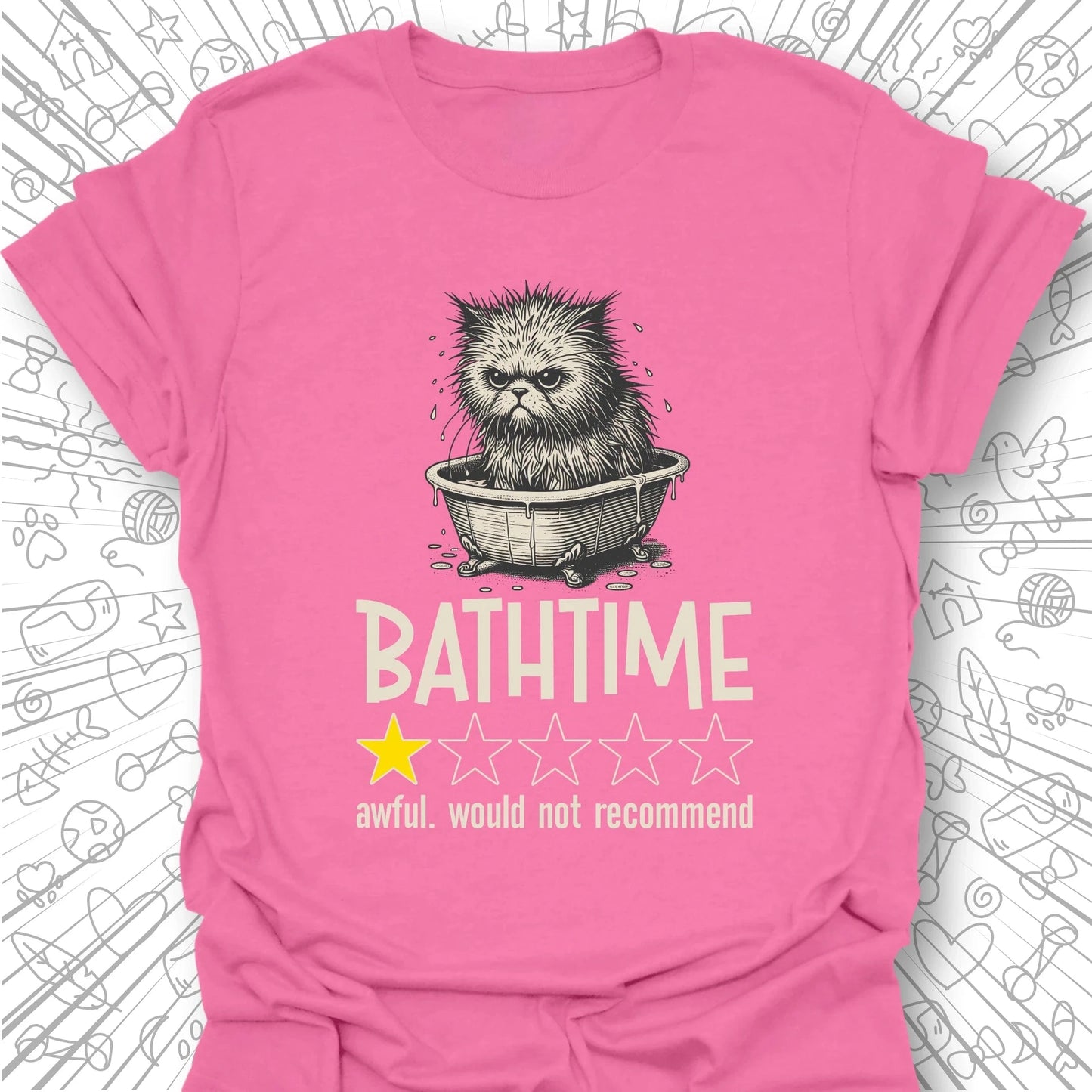Bathtime One Star Review T-Shirt