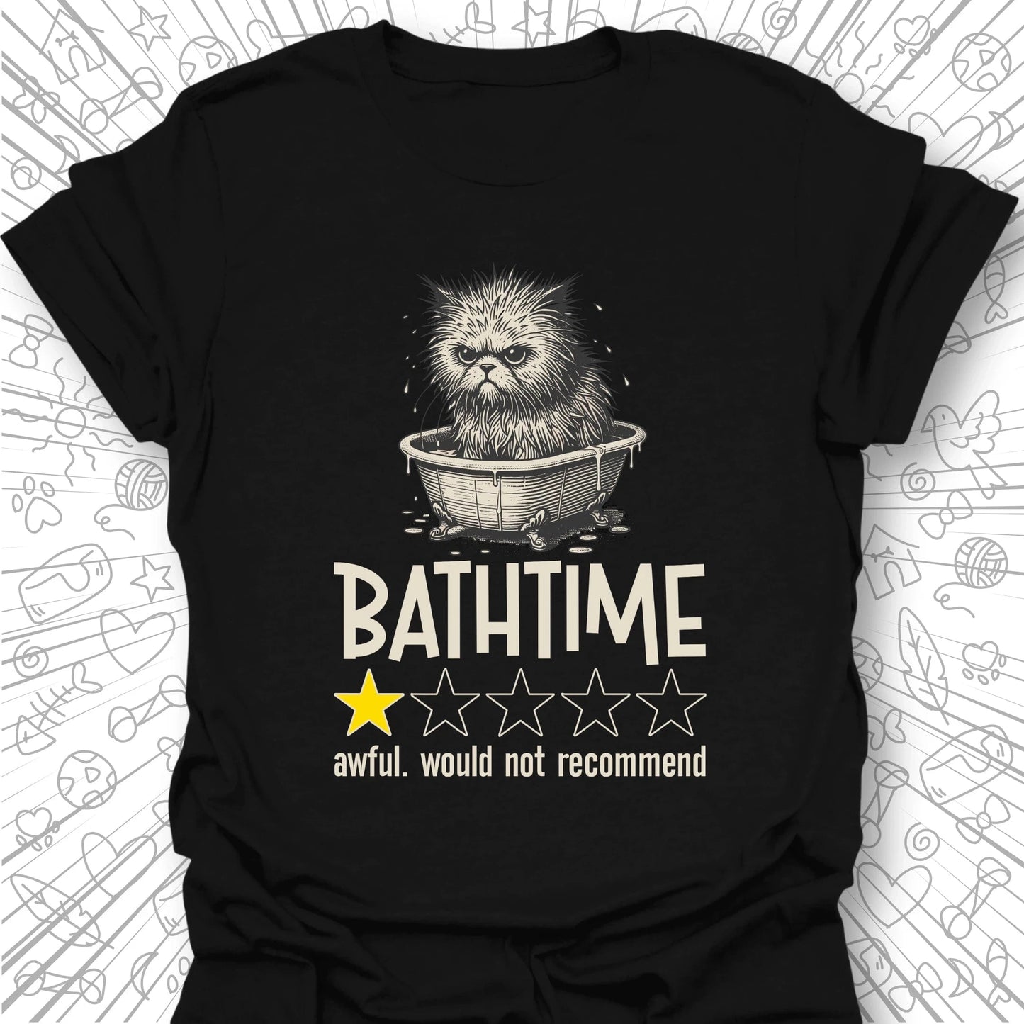 Bathtime One Star Review T-Shirt