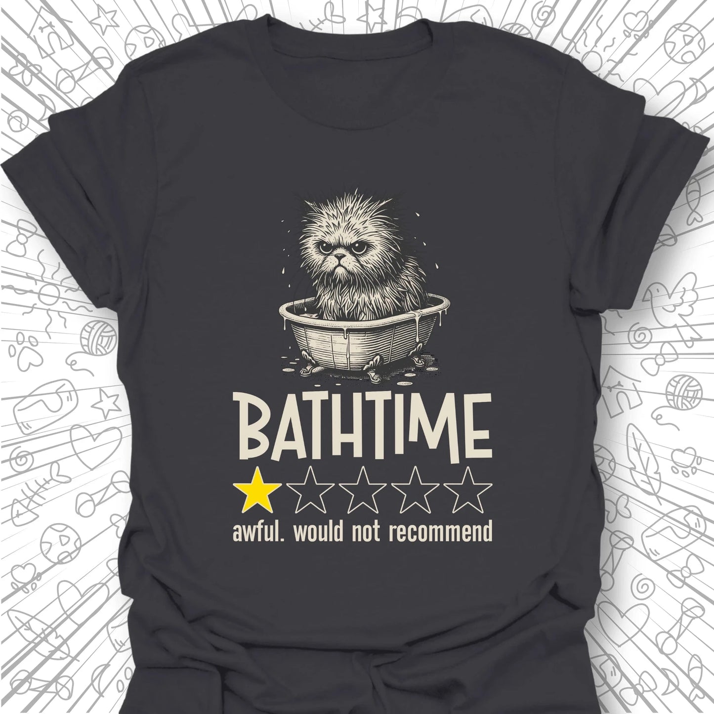 Bathtime One Star Review T-Shirt