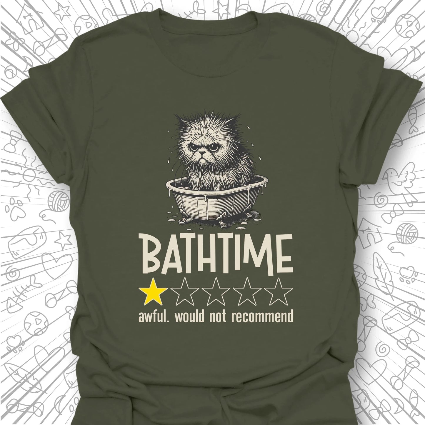 Bathtime One Star Review T-Shirt
