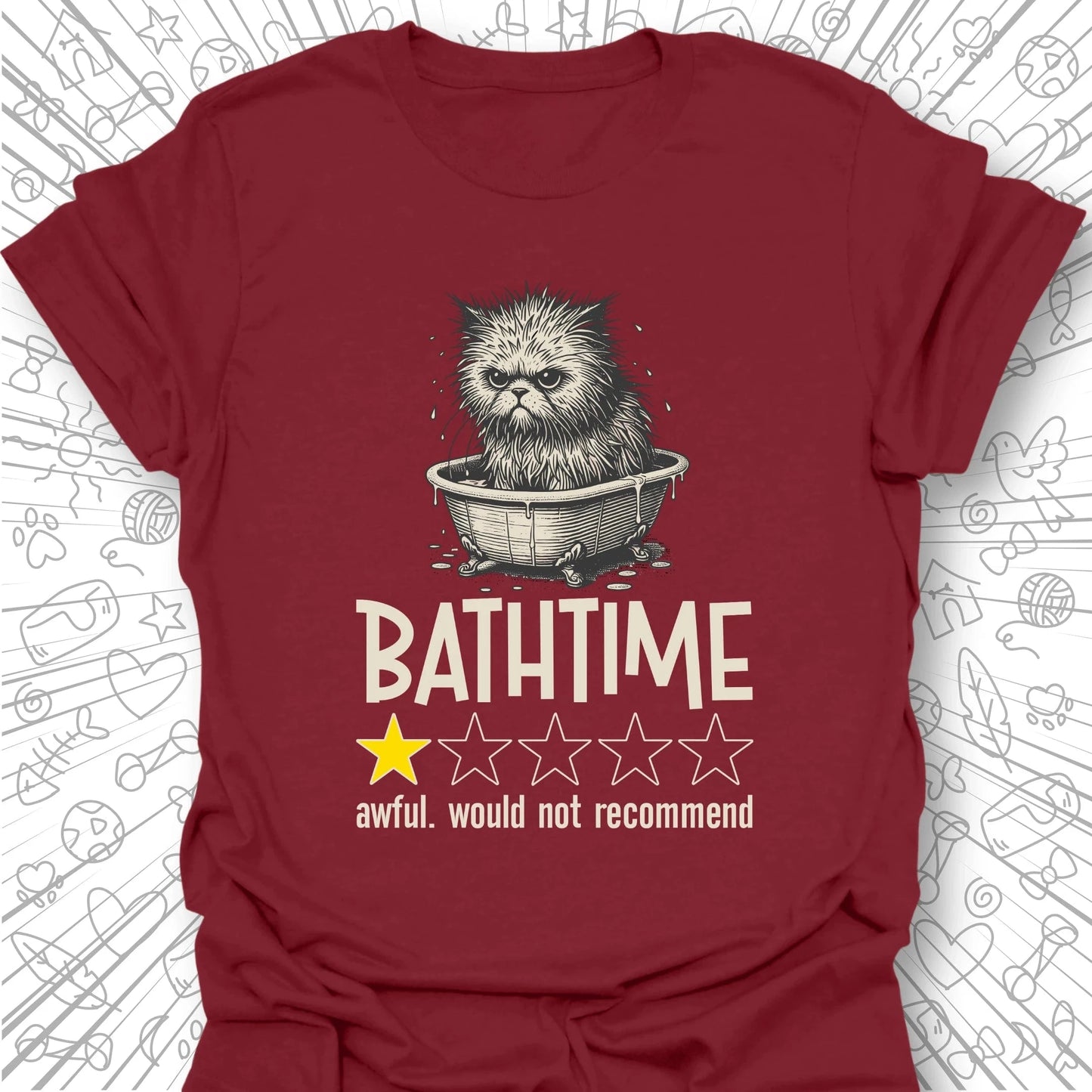 Bathtime One Star Review T-Shirt