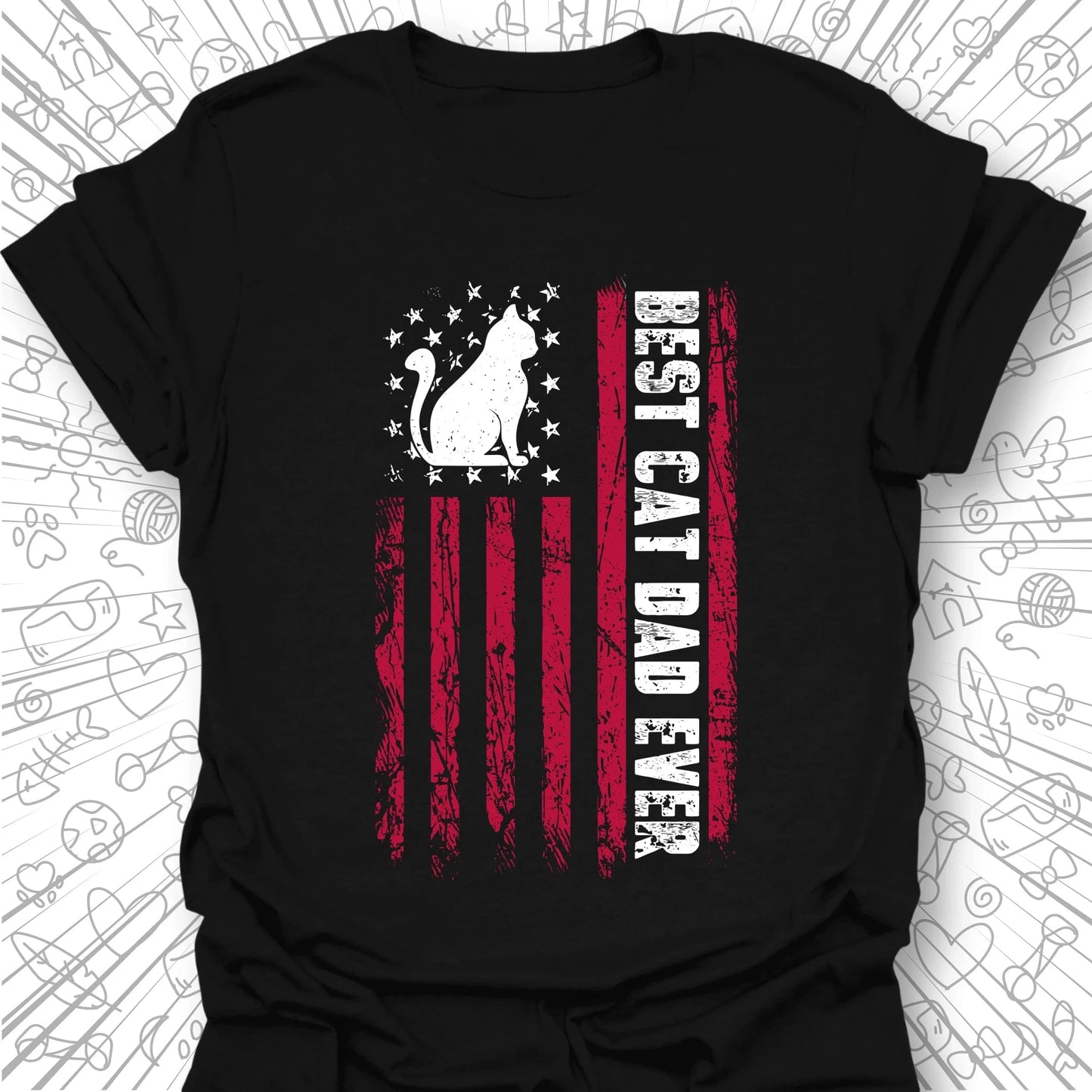 Best Cat Dad Ever T-Shirt