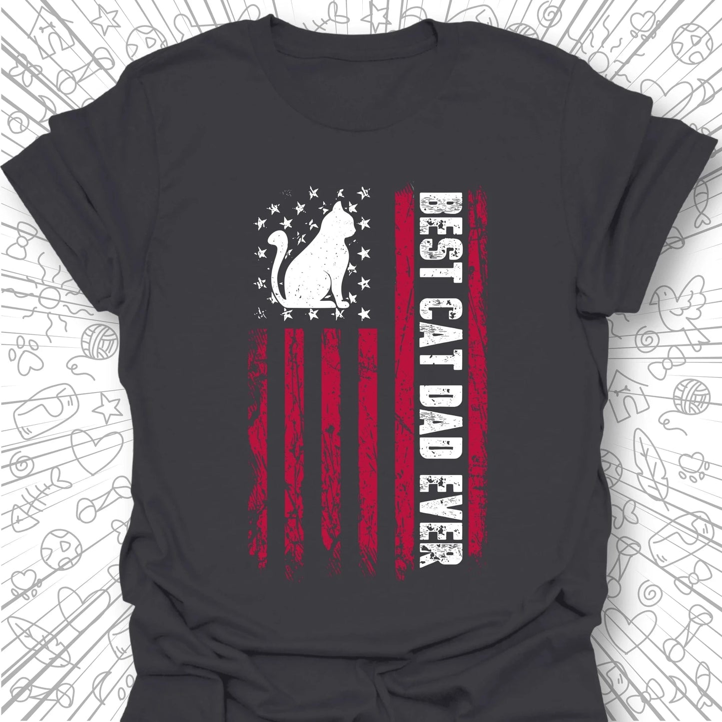 Best Cat Dad Ever T-Shirt