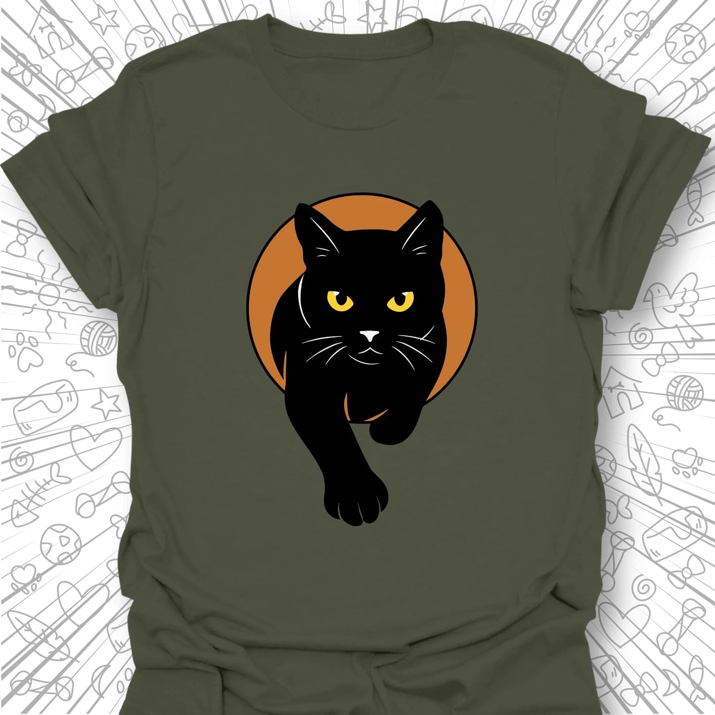 Black Cat T-Shirt