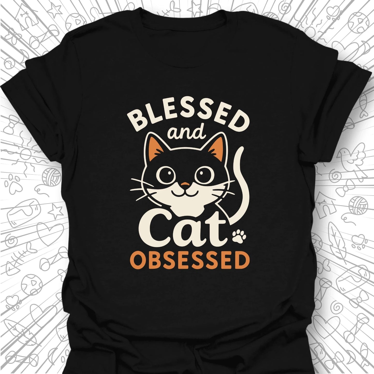 Blessed and Cat Obsessed T-Shirt