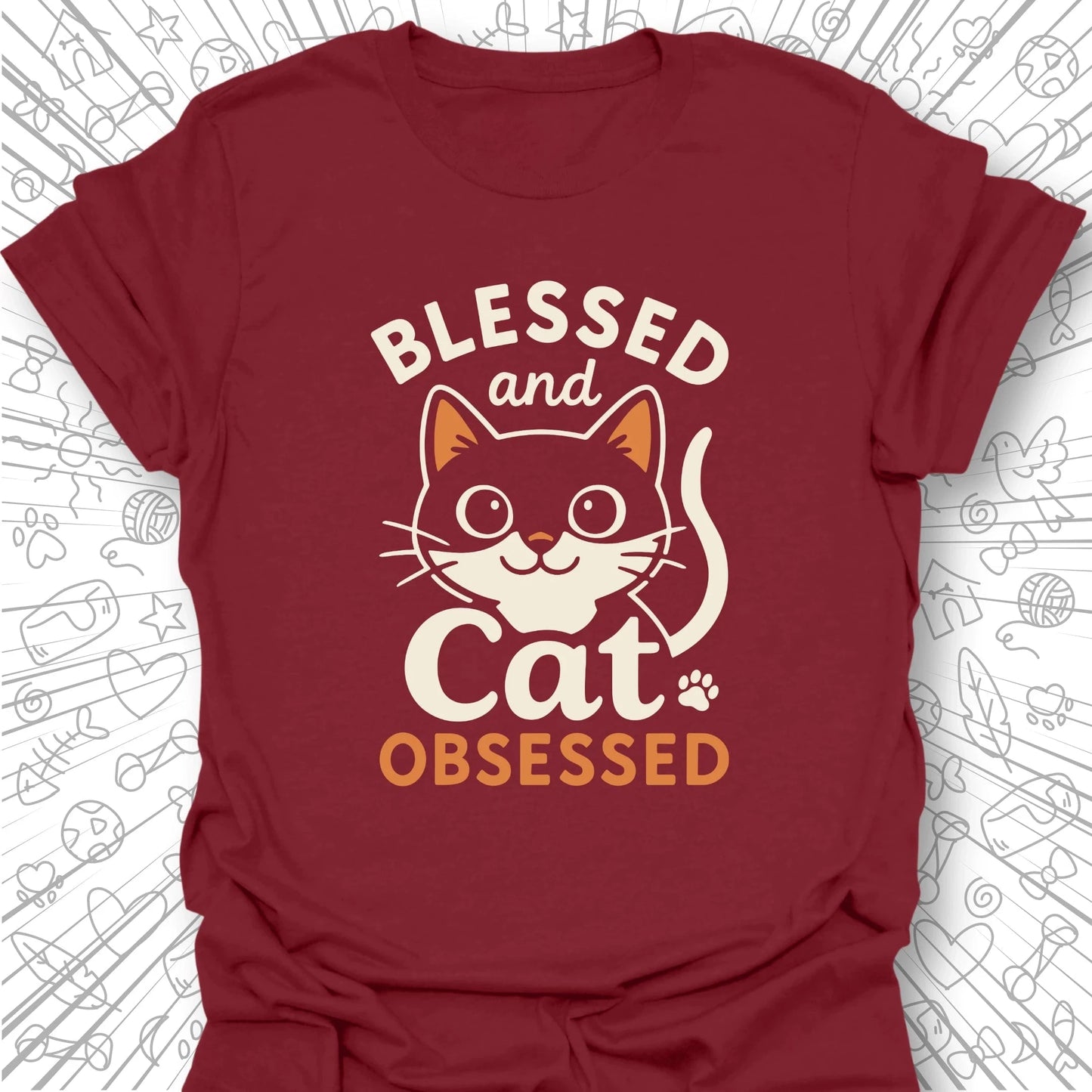 Blessed and Cat Obsessed T-Shirt