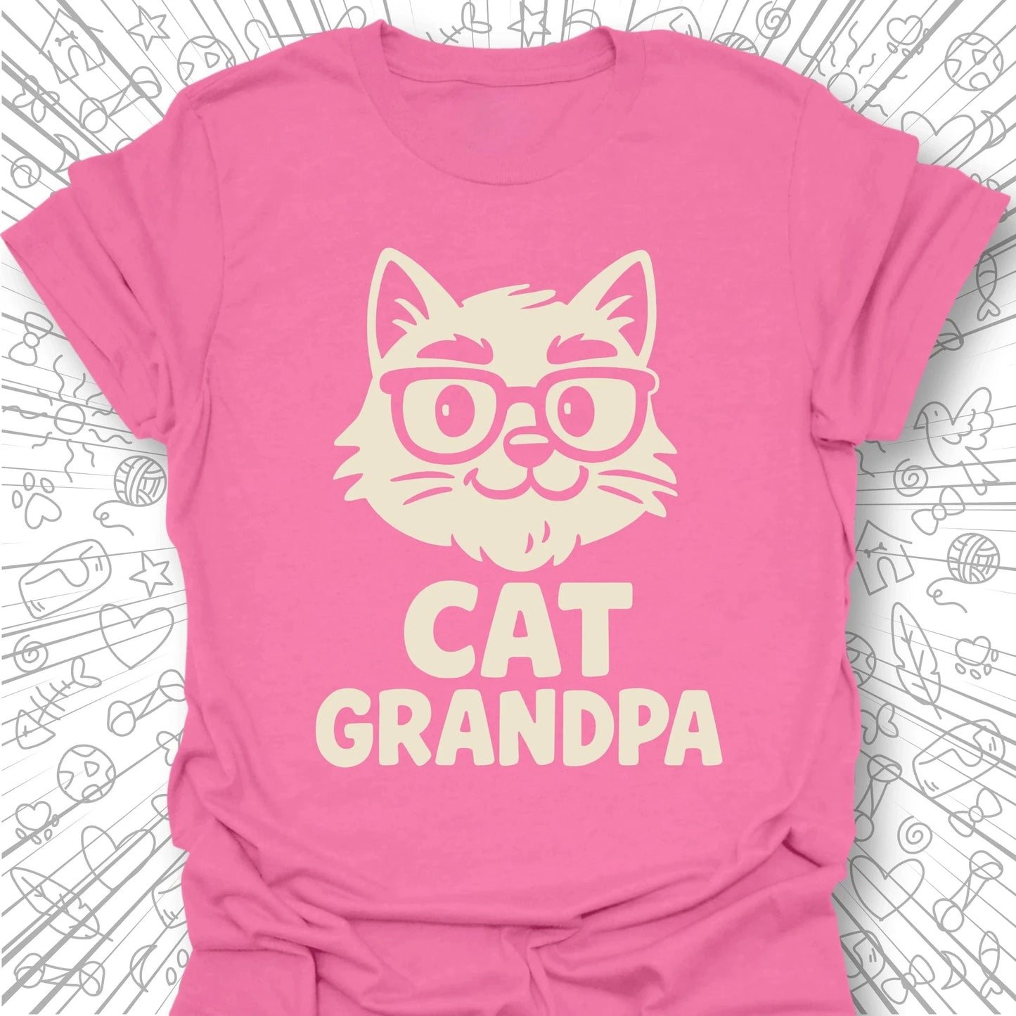 Cat Grandpa T-Shirt