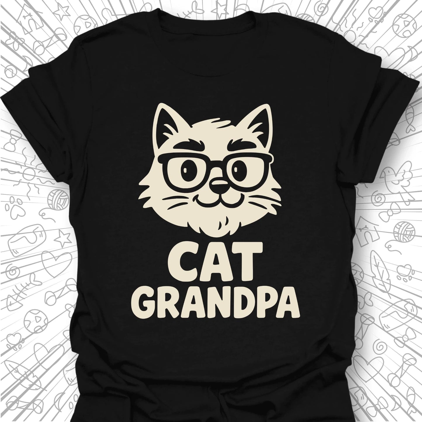 Cat Grandpa T-Shirt
