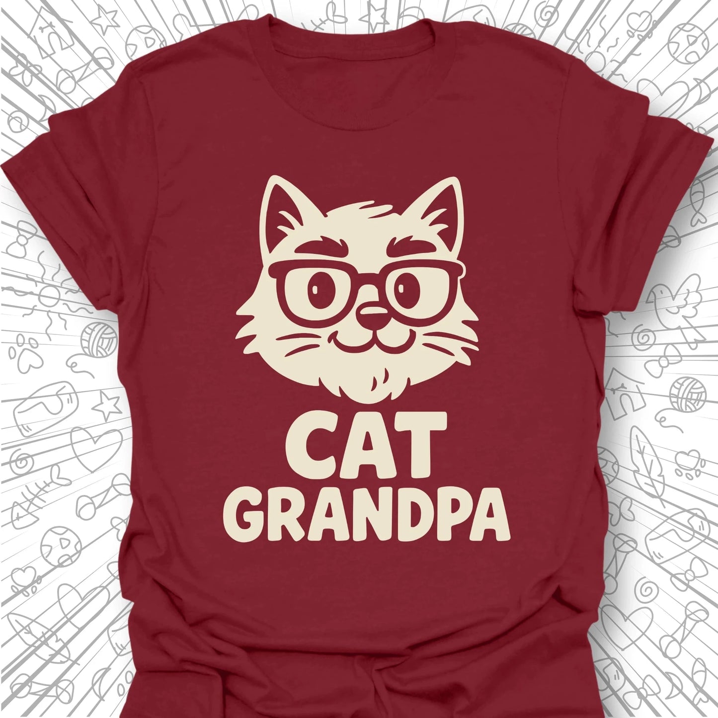 Cat Grandpa T-Shirt