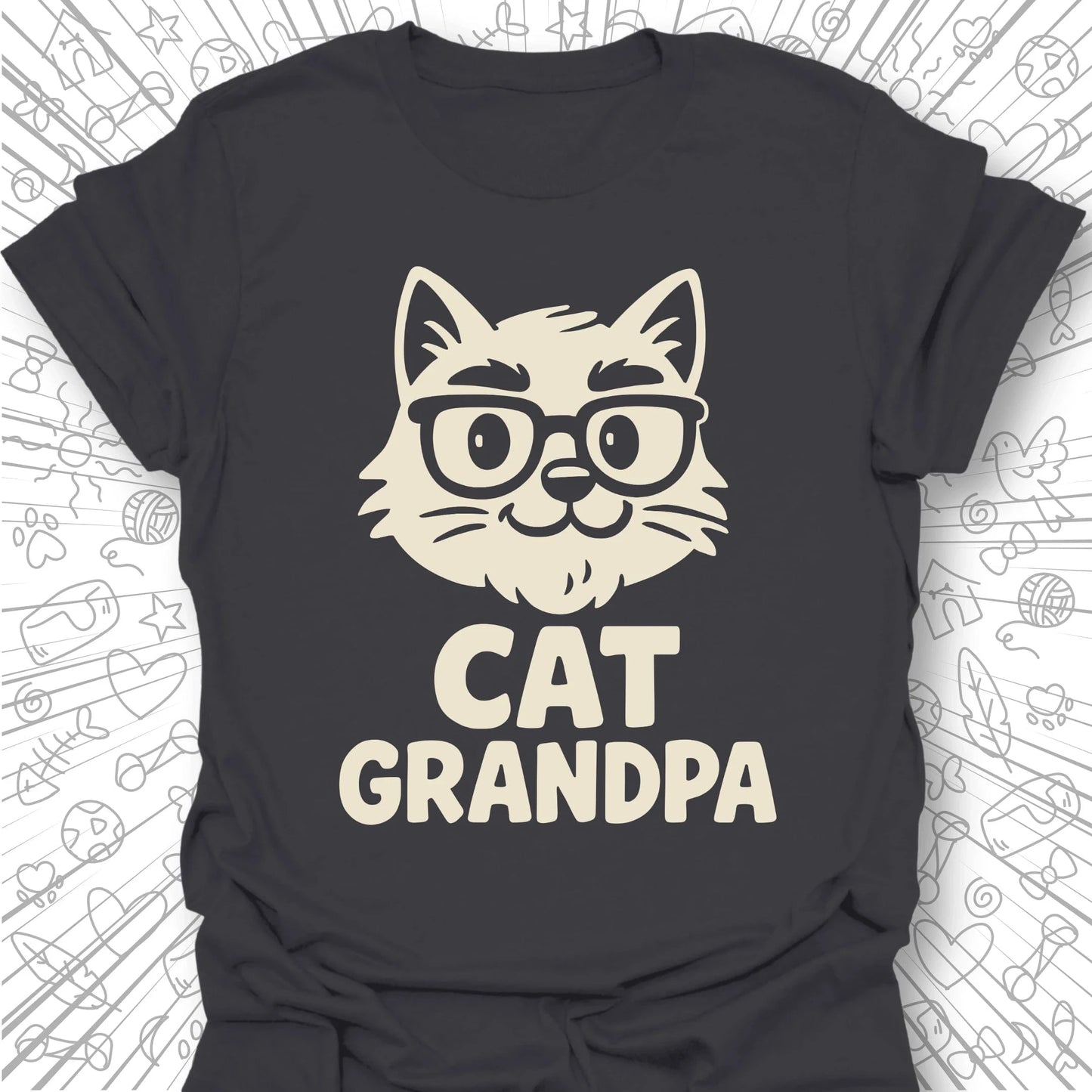 Cat Grandpa T-Shirt