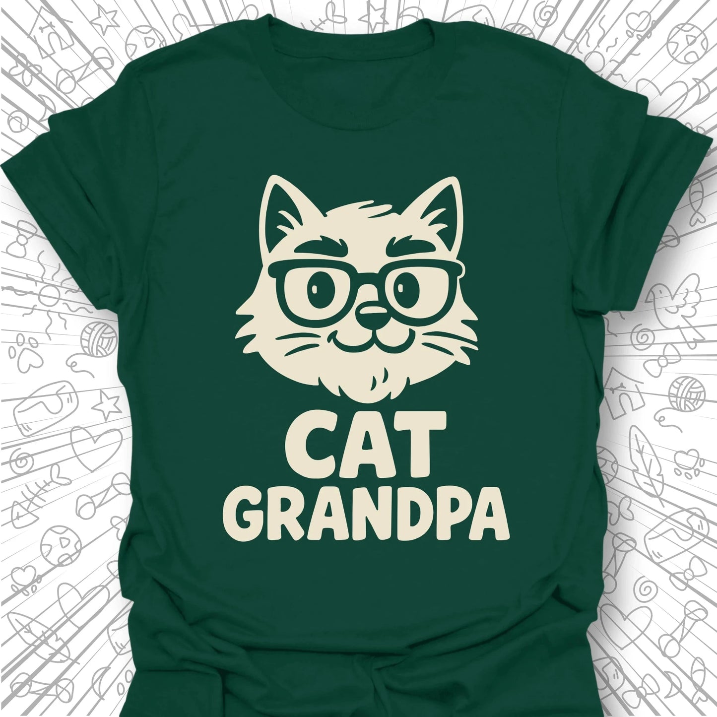 Cat Grandpa T-Shirt