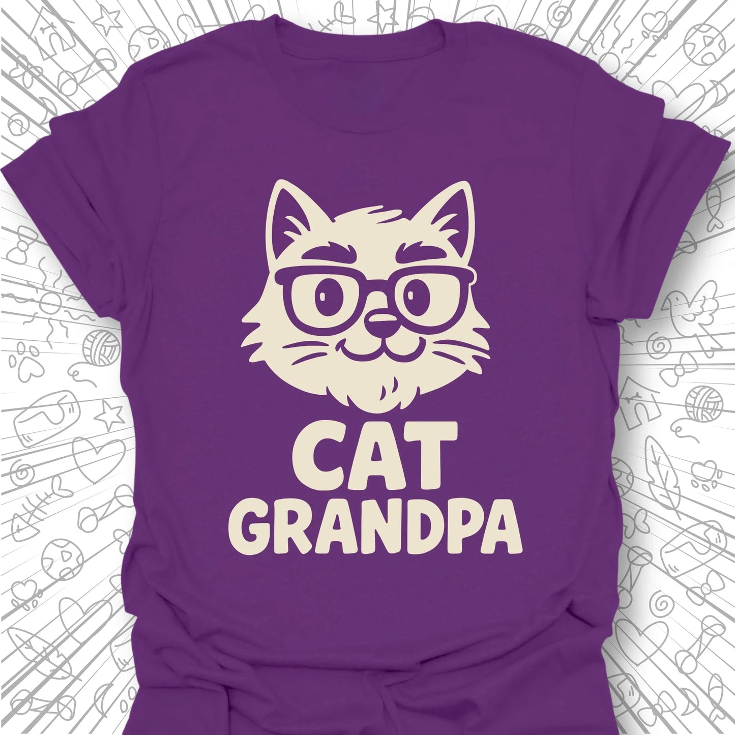 Cat Grandpa T-Shirt