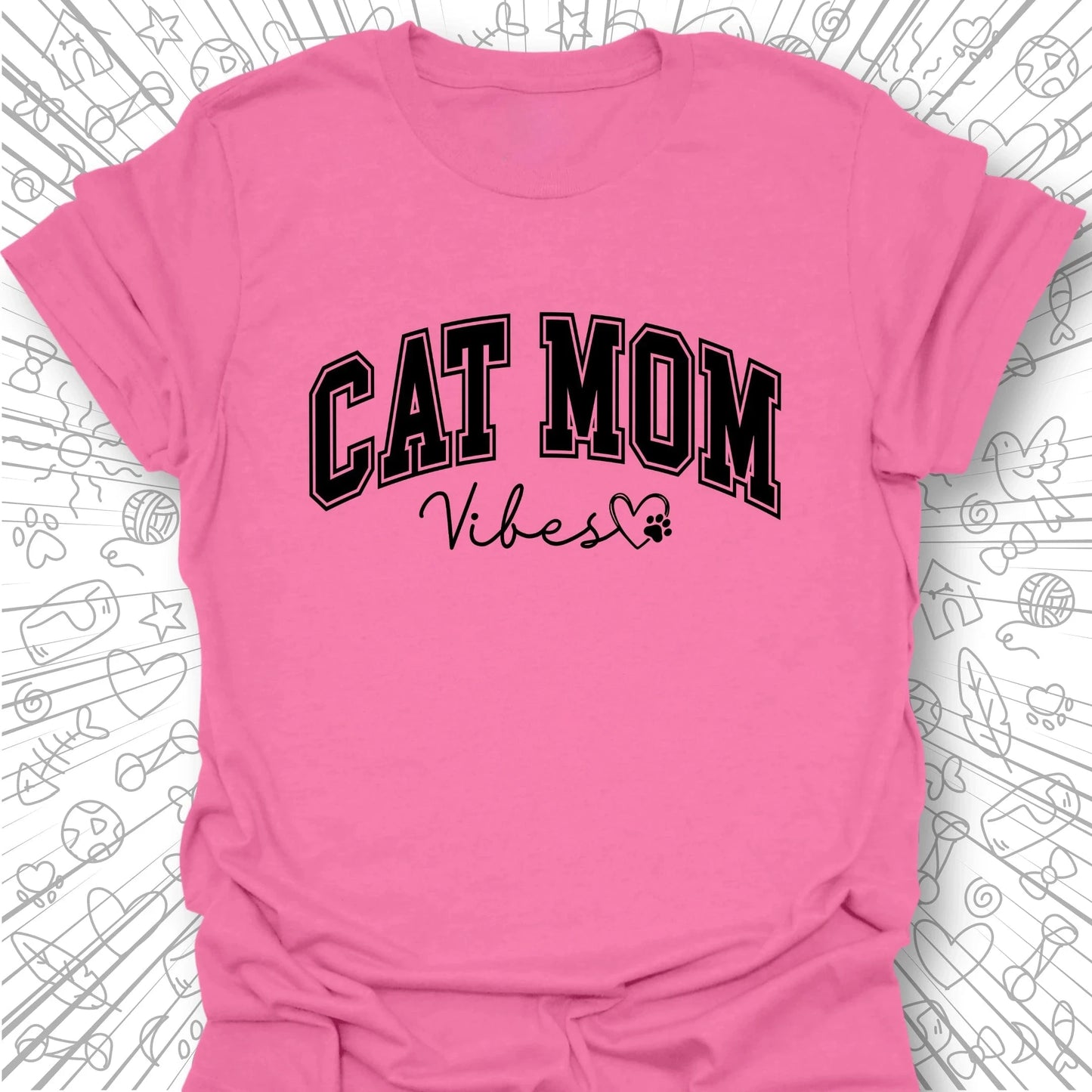 Cat Mom Vibes T-Shirt