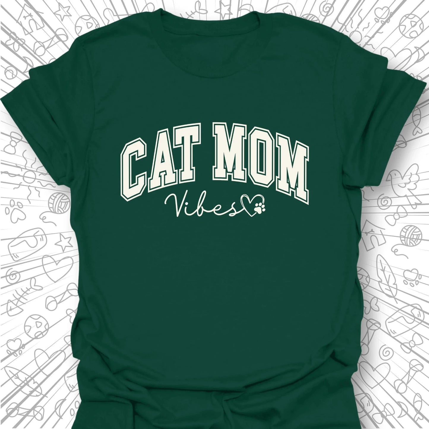 Cat Mom Vibes T-Shirt