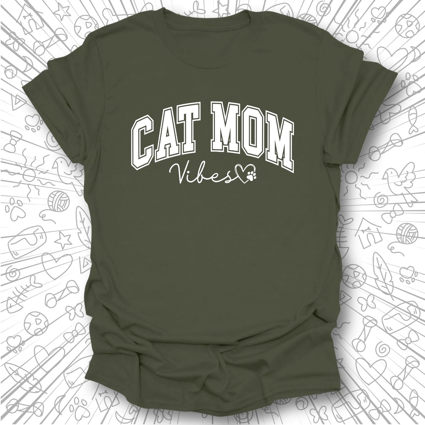 Cat Mom Vibes T-Shirt