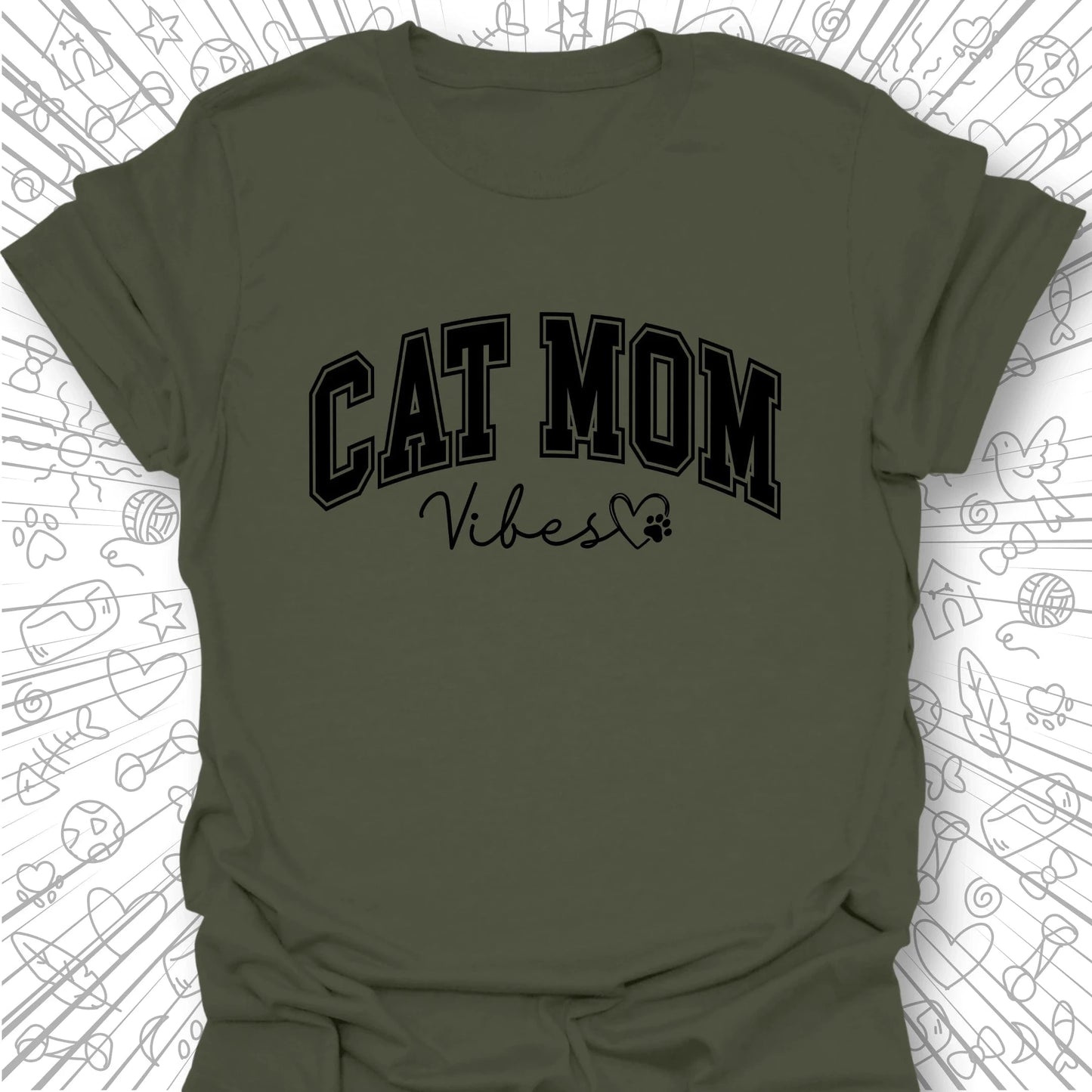 Cat Mom Vibes T-Shirt