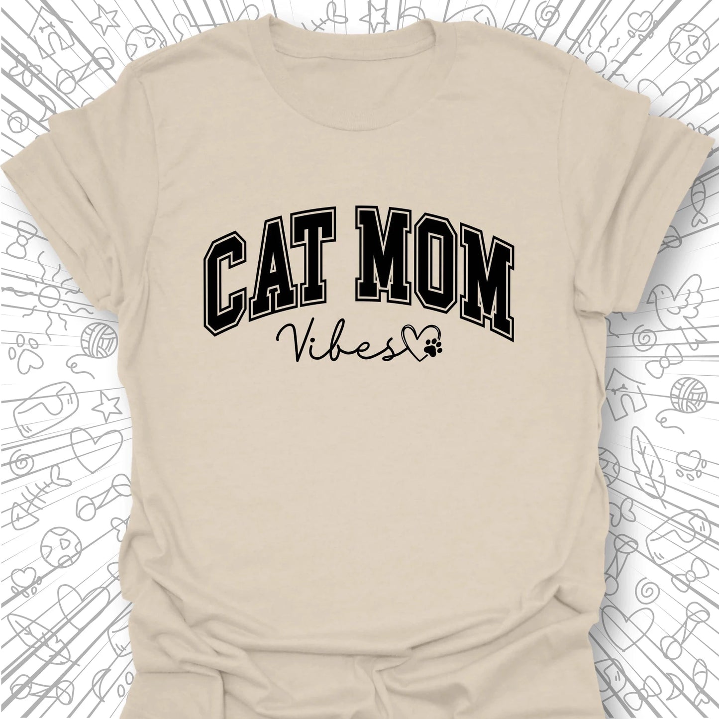 Cat Mom Vibes T-Shirt