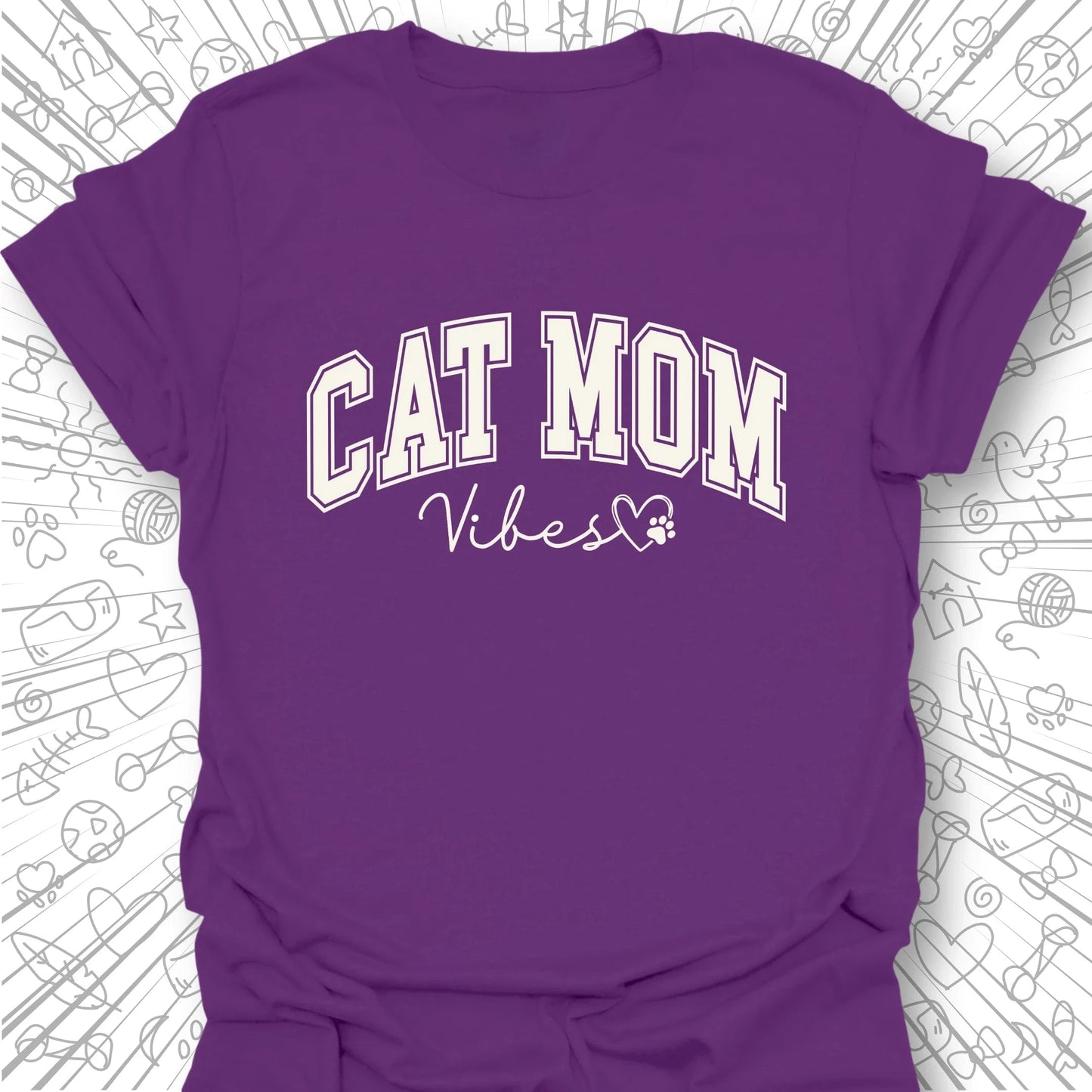 Cat Mom Vibes T-Shirt