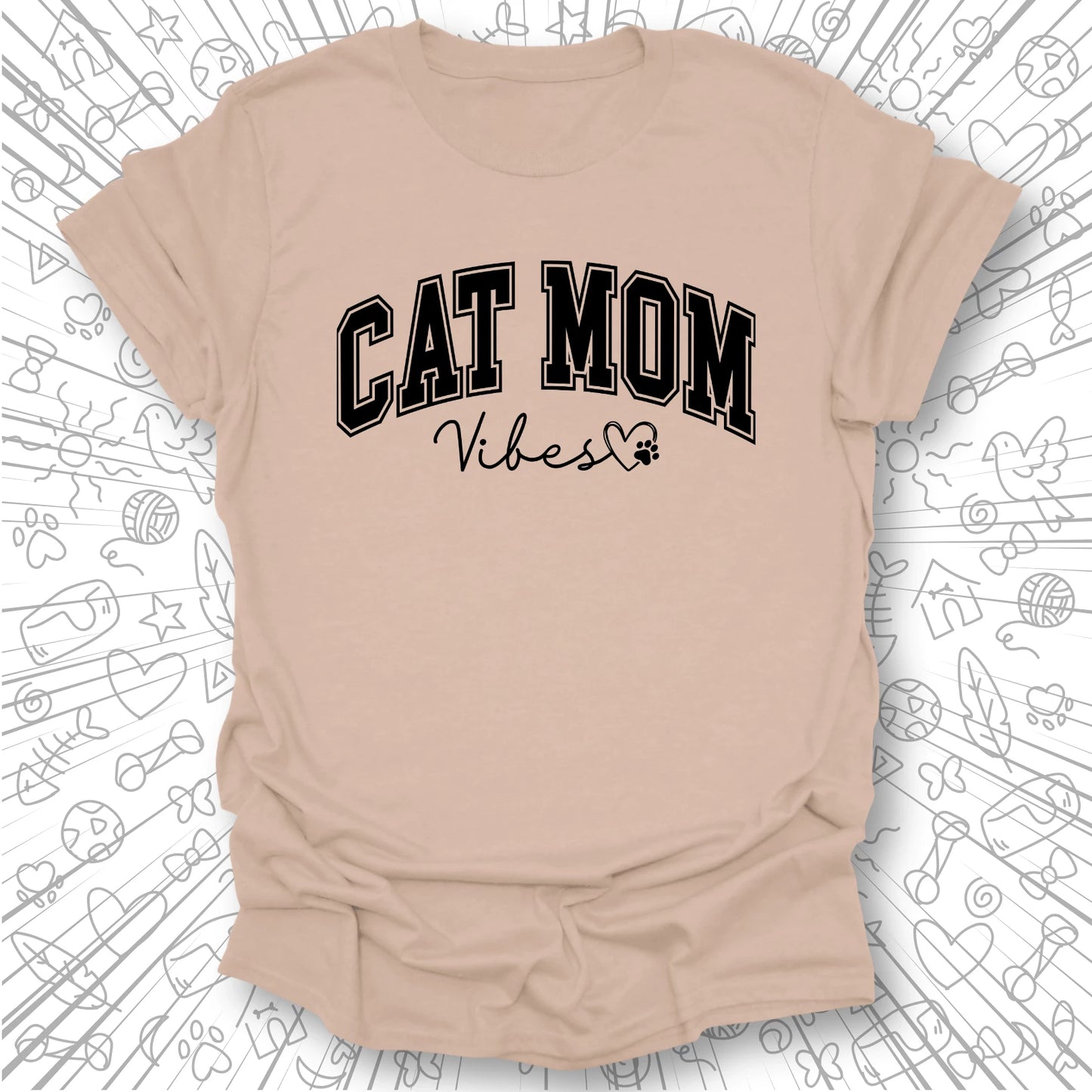 Cat Mom Vibes T-Shirt