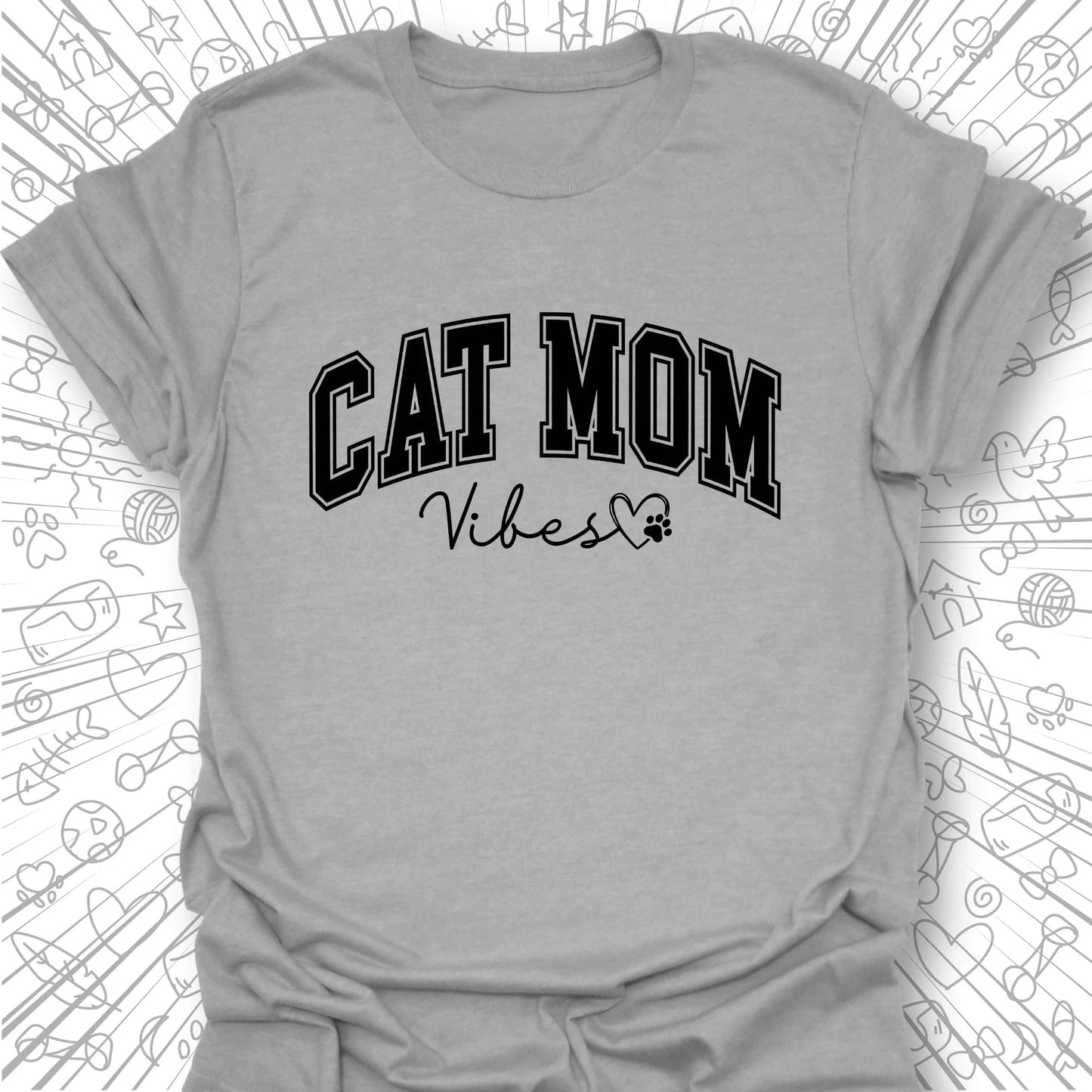 Cat Mom Vibes T-Shirt