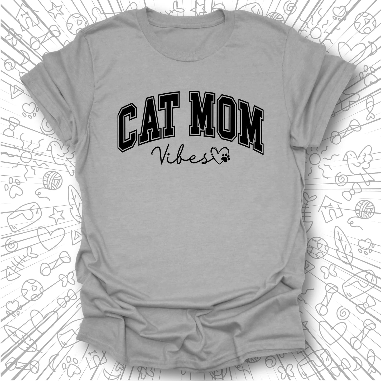 Cat Mom Vibes T-Shirt