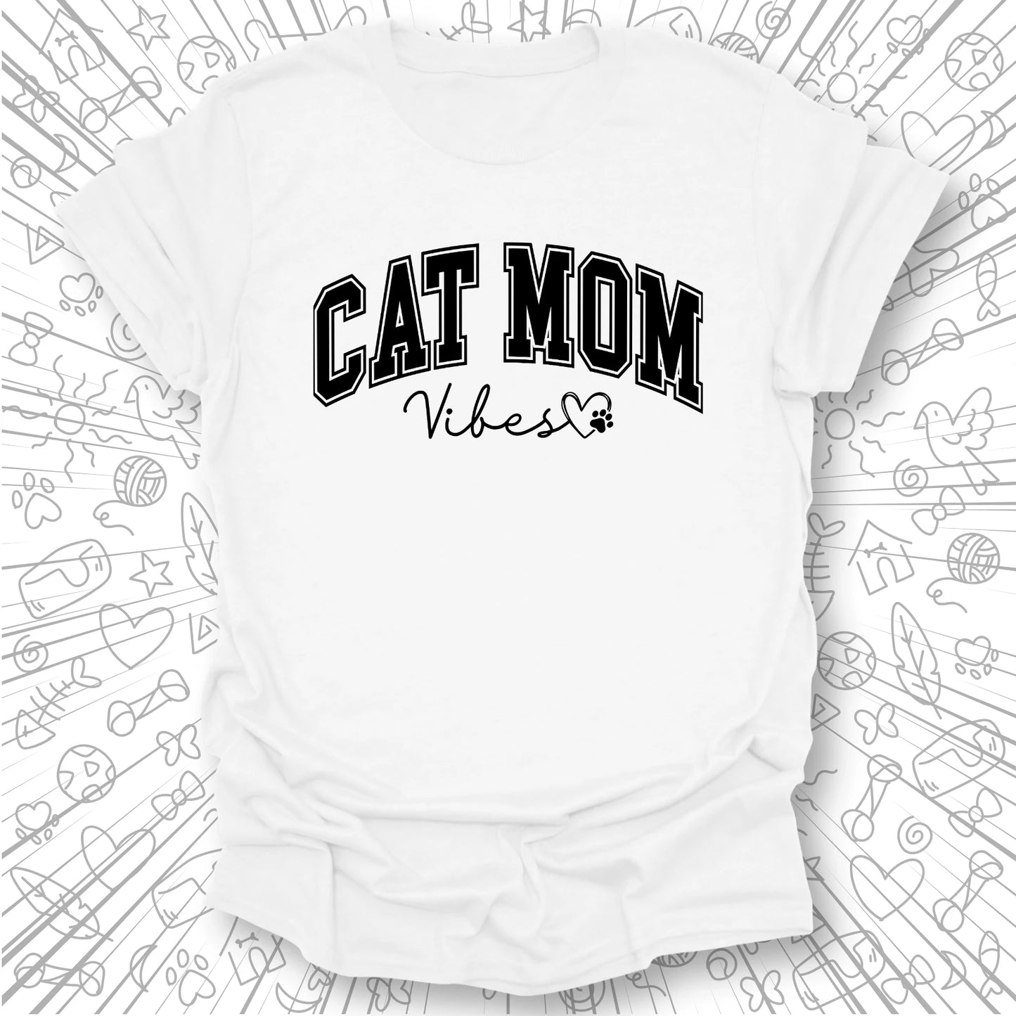 Cat Mom Vibes T-Shirt