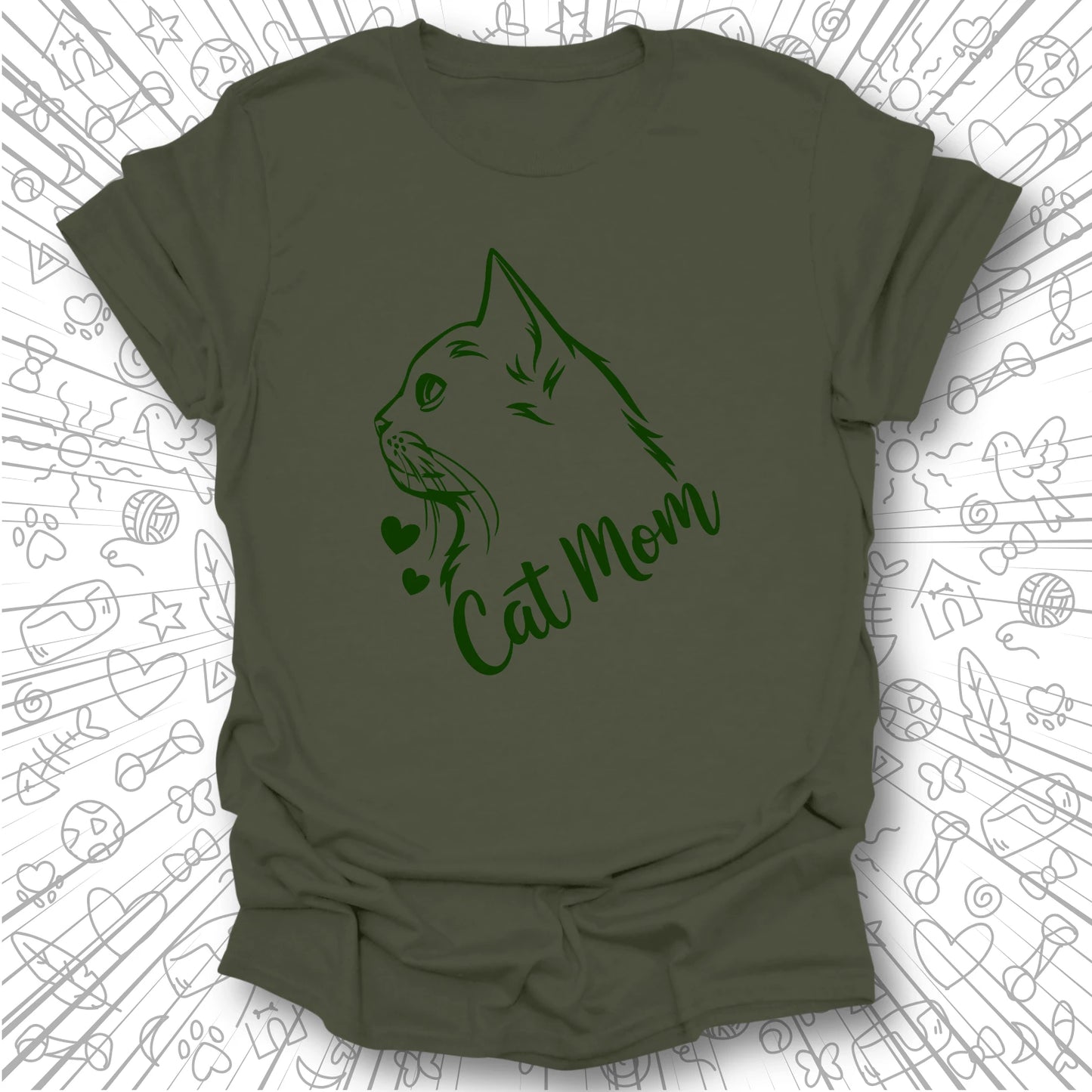 Cat Mom T-Shirt