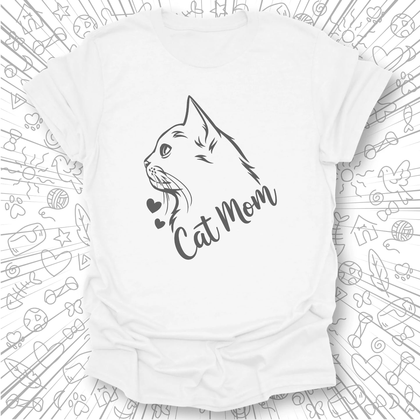 Cat Mom T-Shirt