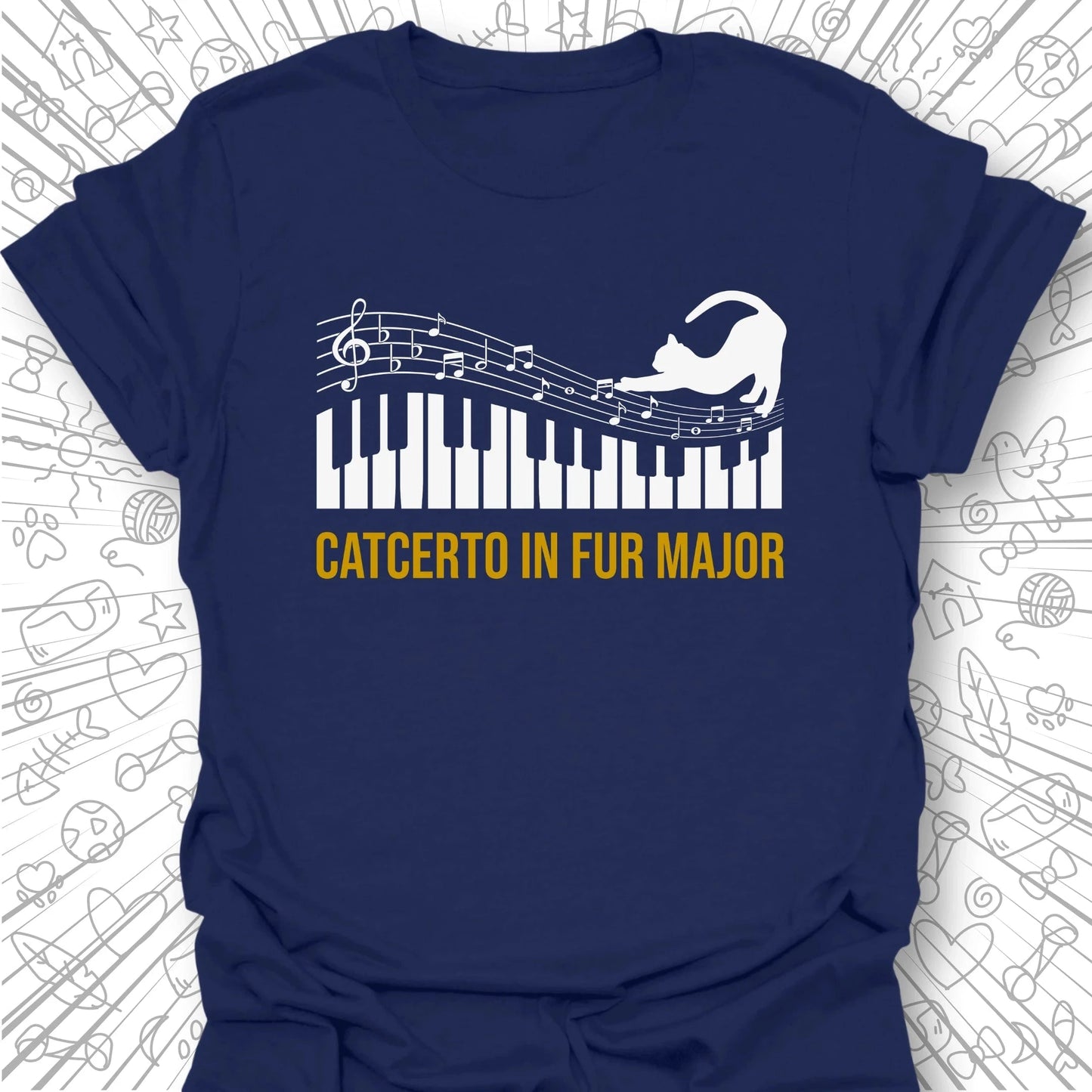 Catcerto in Fur Major T-Shirt