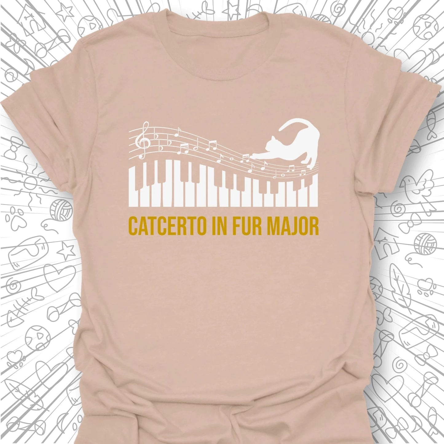 Catcerto in Fur Major T-Shirt