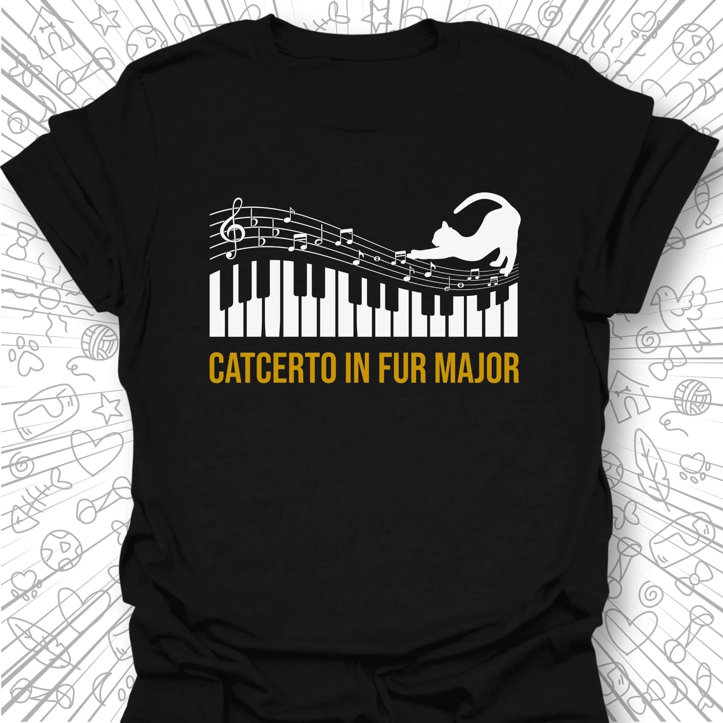 Catcerto in Fur Major T-Shirt