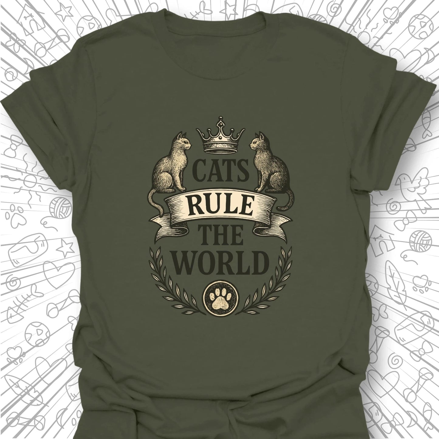 Cats Rule The World T-Shirt