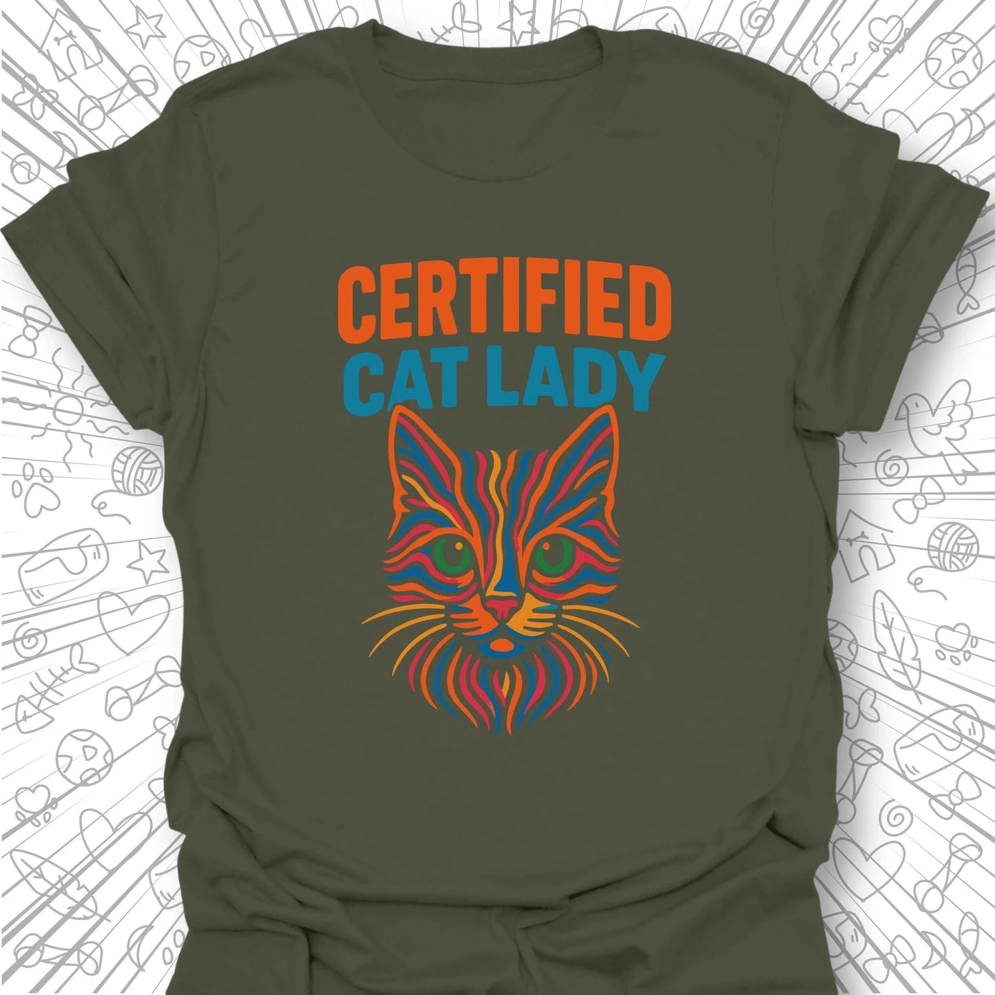 Certified Cat Lady T-Shirt