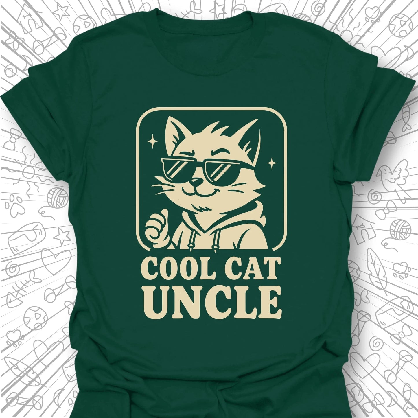 Cool Cat Uncle T-Shirt