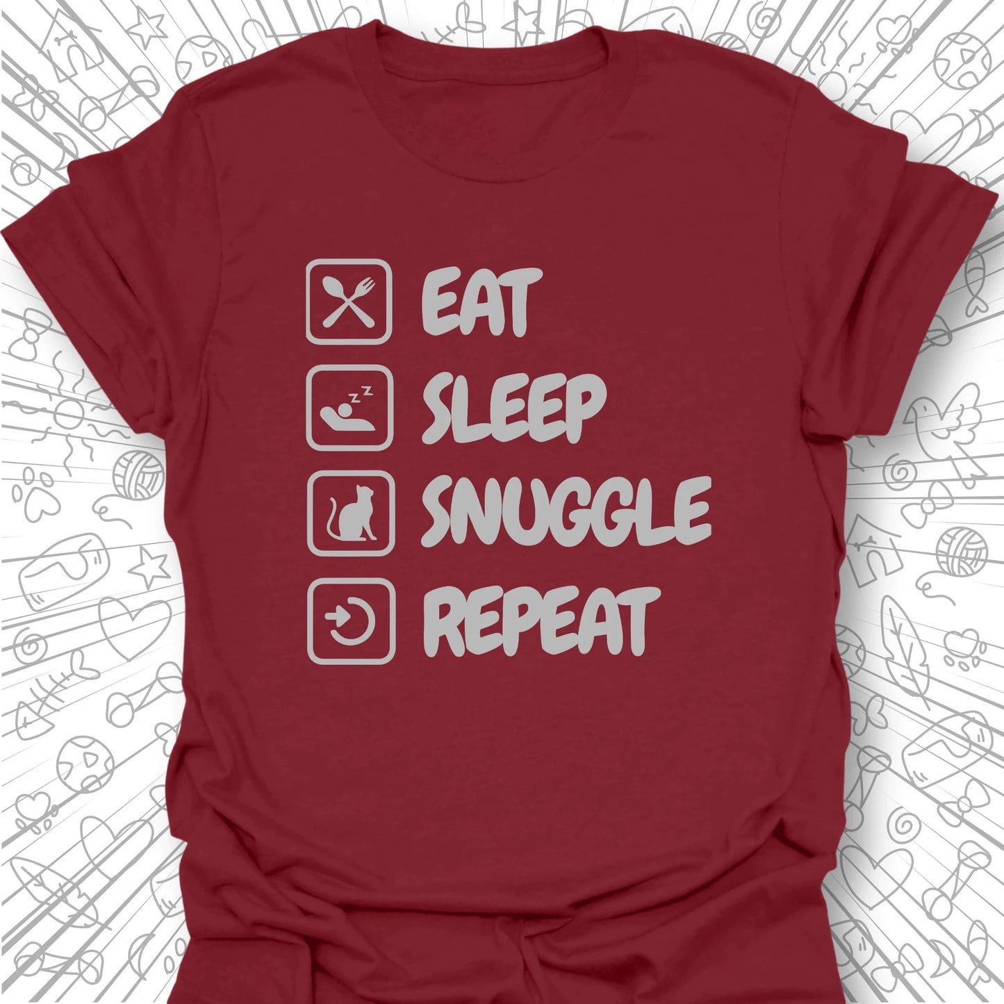 Eat Sleep Snuggle Repeat T-Shirt