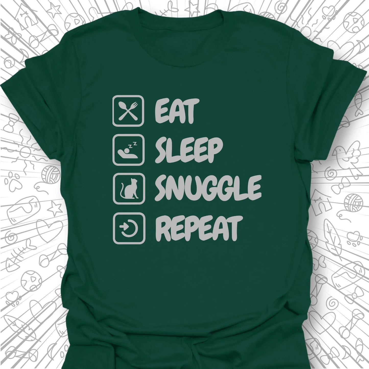 Eat Sleep Snuggle Repeat T-Shirt
