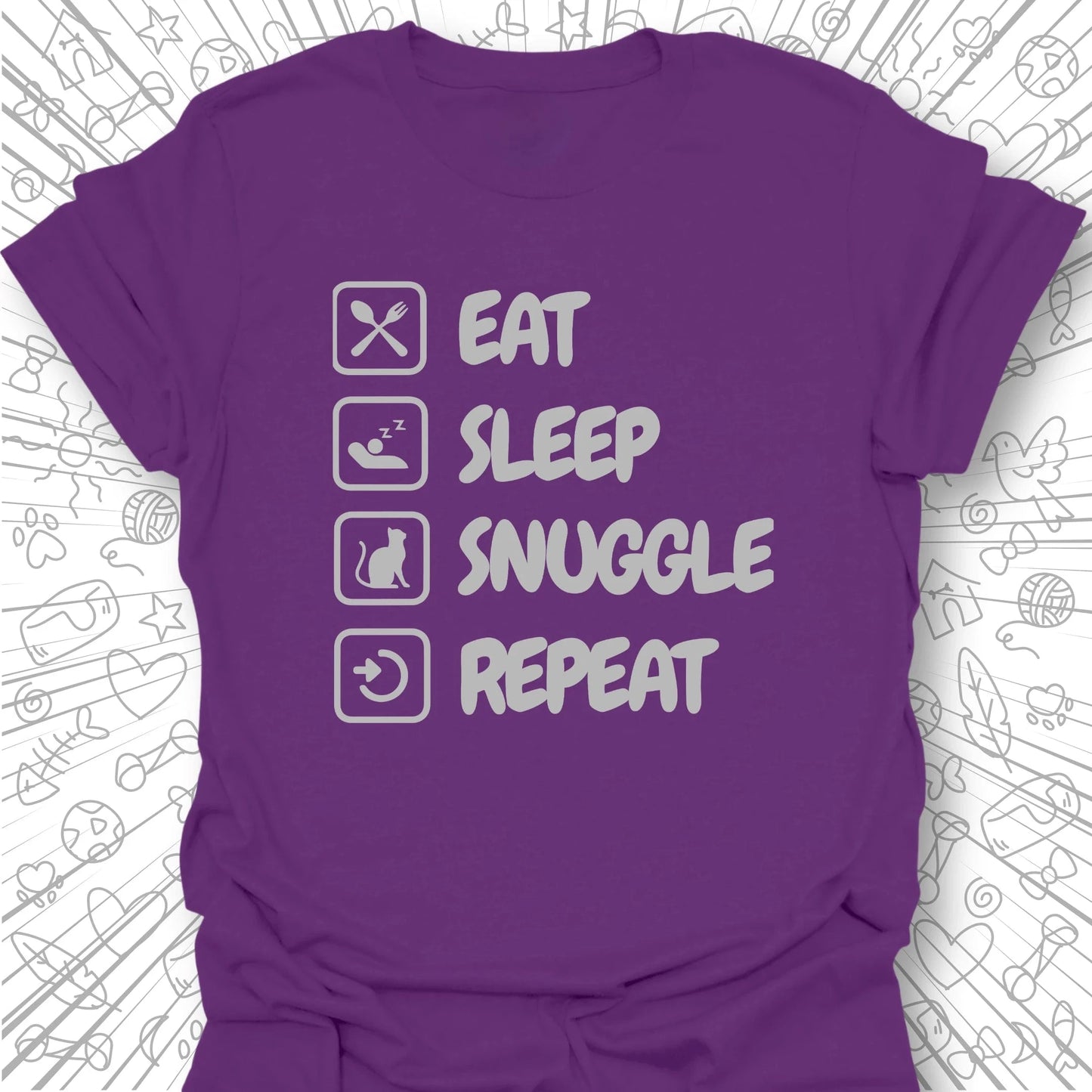 Eat Sleep Snuggle Repeat T-Shirt
