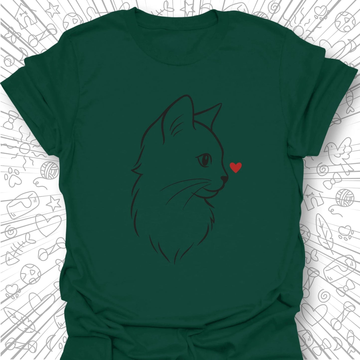 Elegant Cat T-Shirt