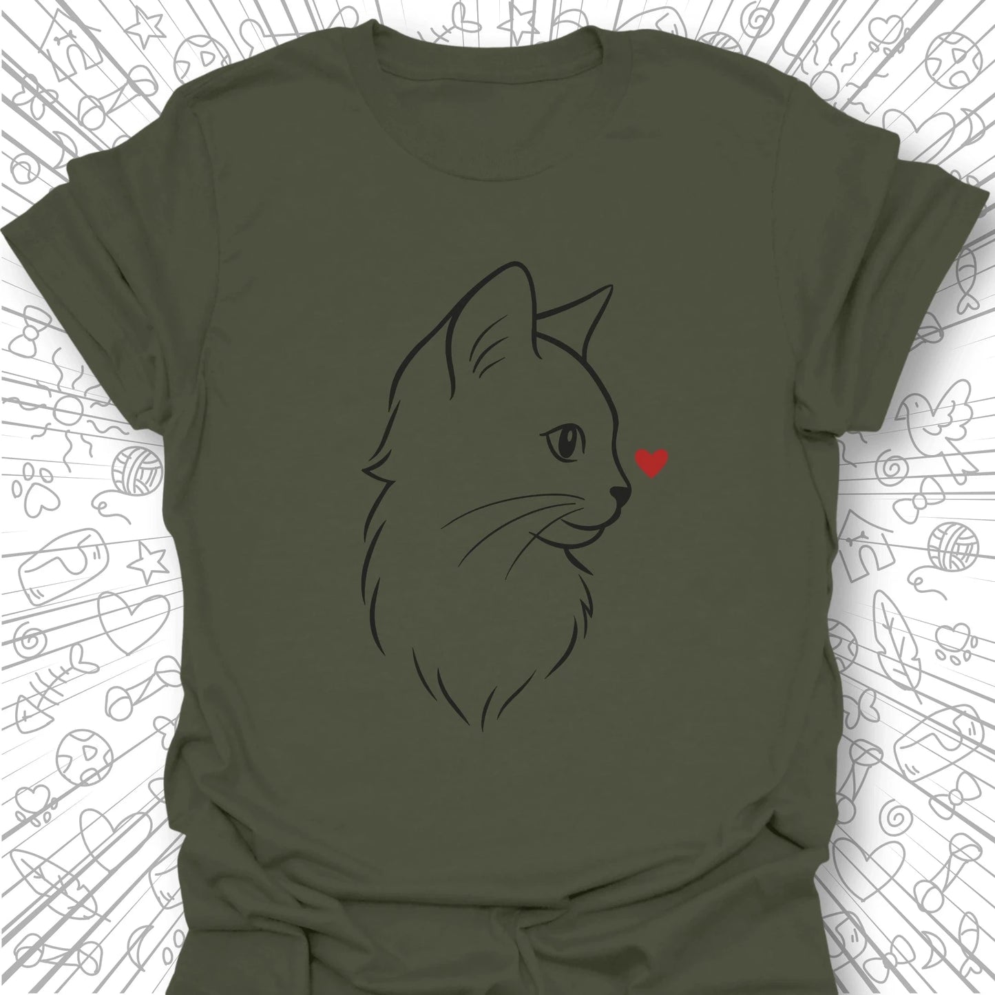 Elegant Cat T-Shirt