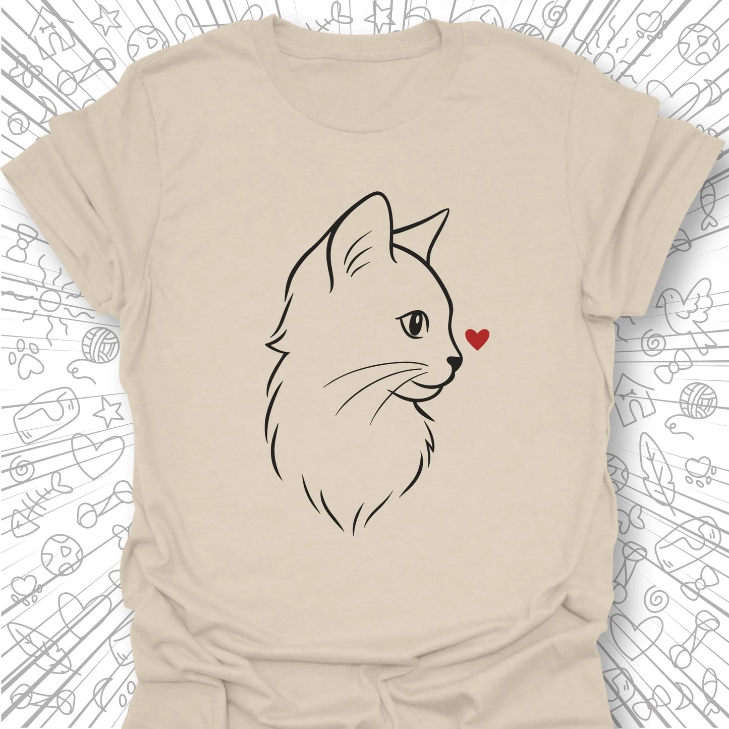 Elegant Cat T-Shirt
