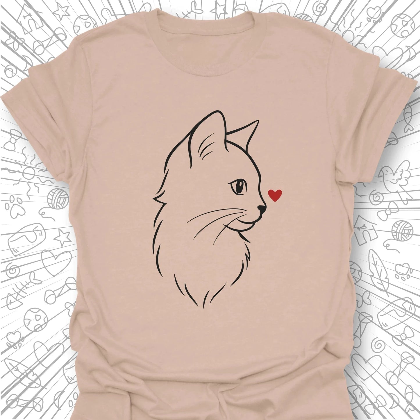 Elegant Cat T-Shirt