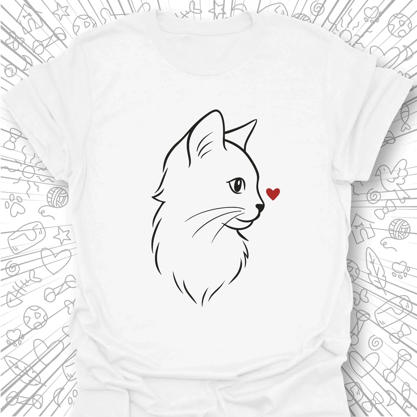 Elegant Cat T-Shirt