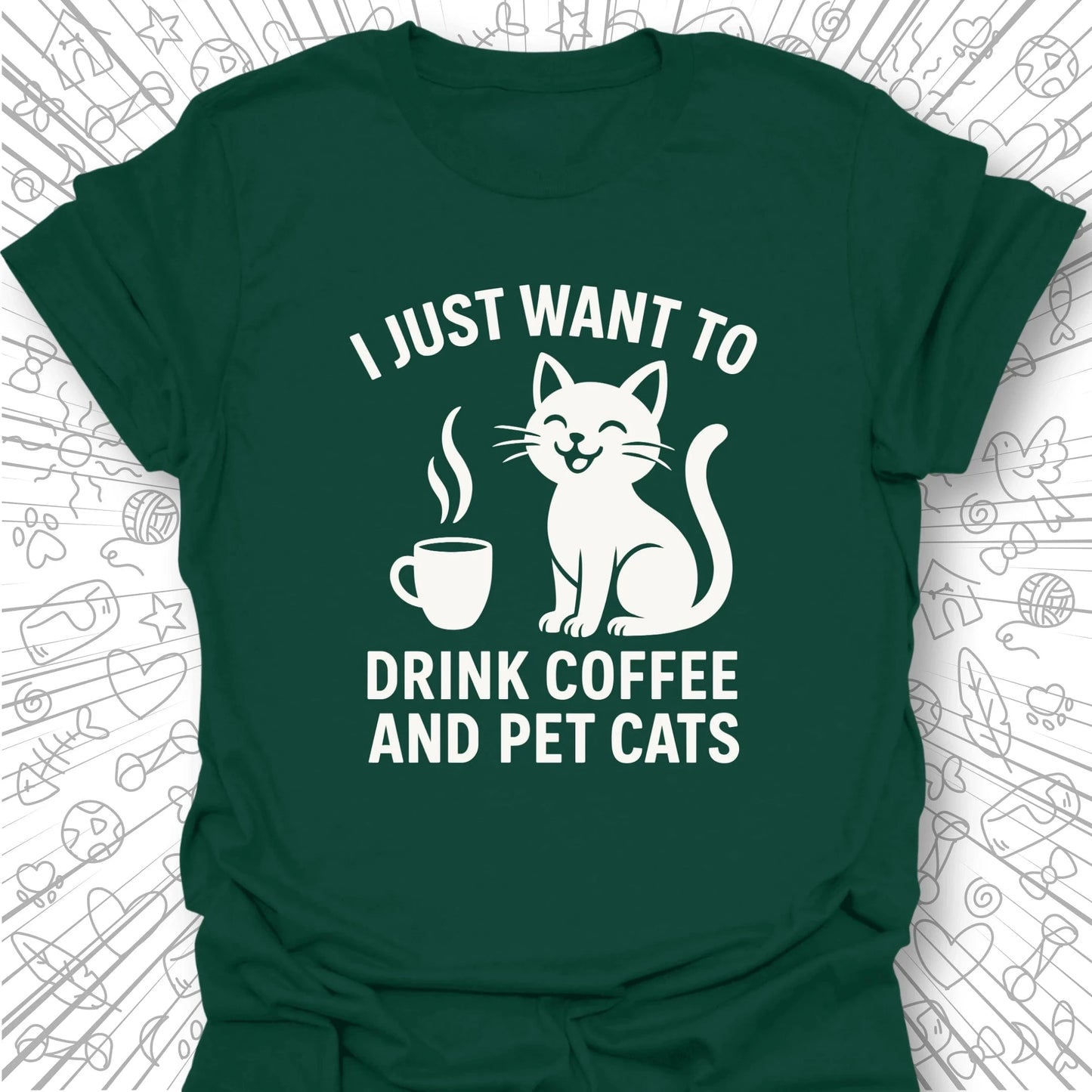I Just Want to Drink Coffee T-Shirt