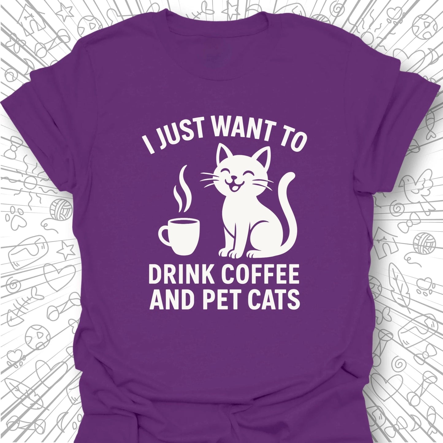 I Just Want to Drink Coffee T-Shirt