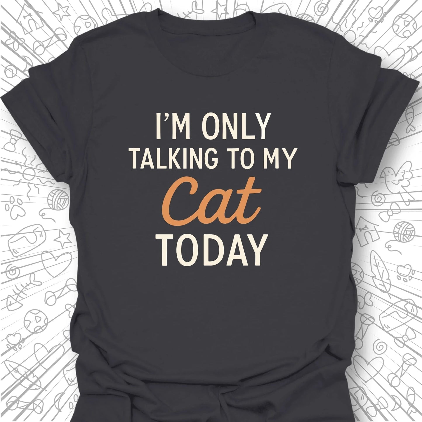 I'm Only Talking to My Cat Today T-Shirt
