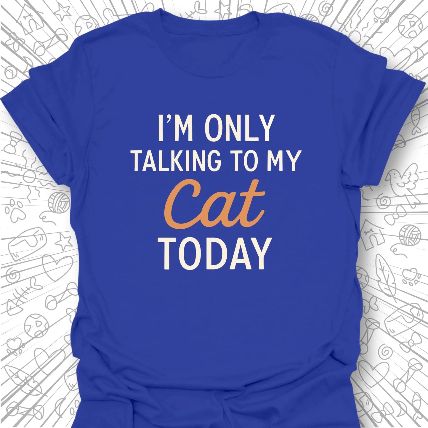 I'm Only Talking to My Cat Today T-Shirt