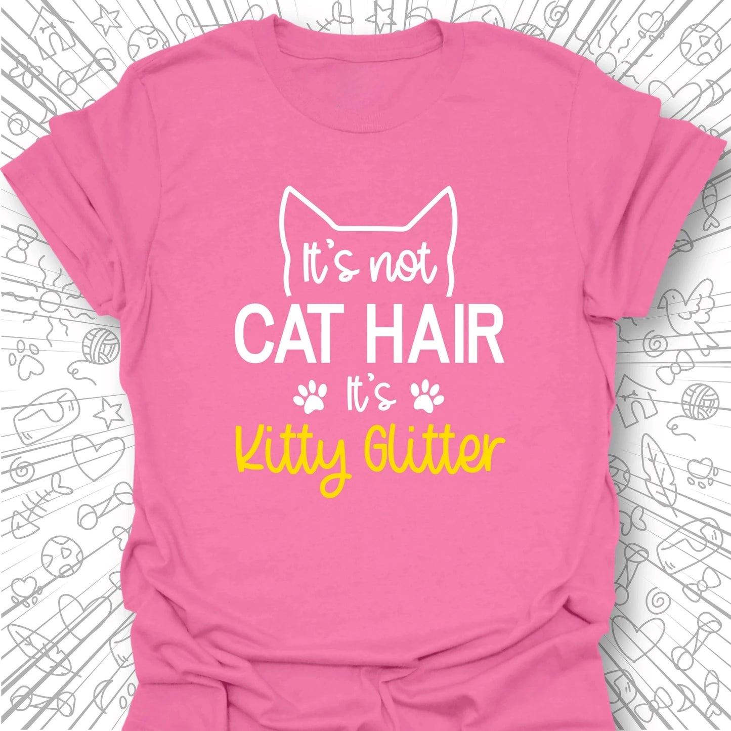 It's Kitty Glitter T-Shirt
