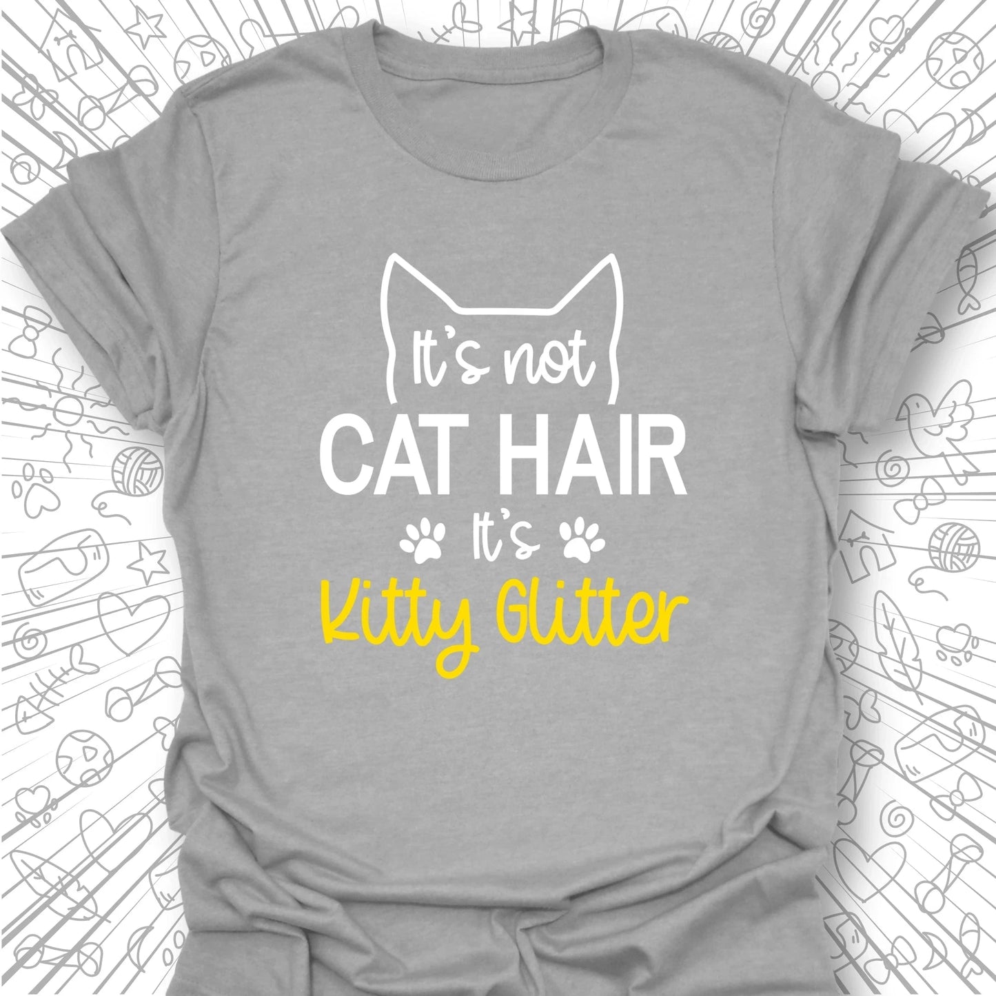 It's Kitty Glitter T-Shirt