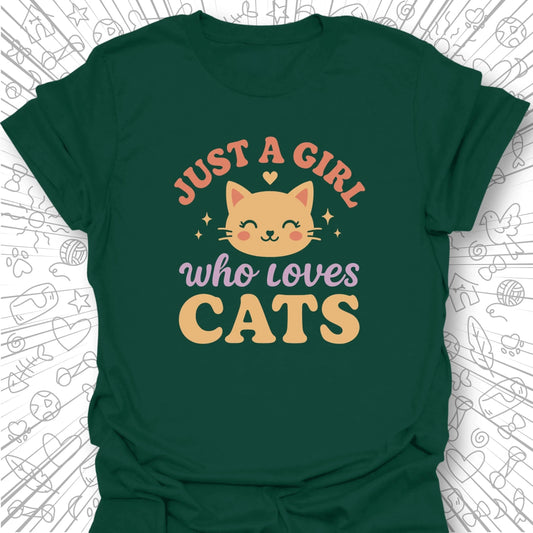 Just A Girl Who Loves Cats T-Shirt