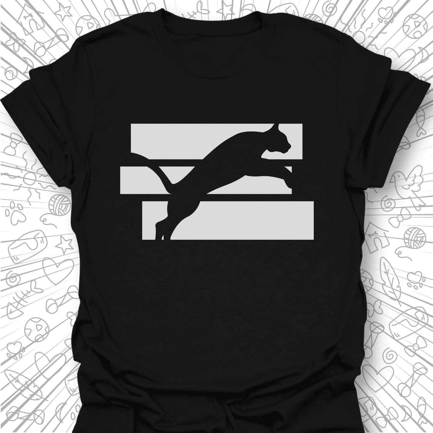 Leaping Cat T-Shirt